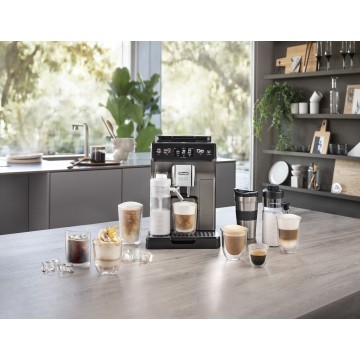 De'Longhi ECAM450.86.T Eletta Explore Αυτόματη Μηχανή Espresso 1450W Πίεσης 19bar για Cappuccino με Μύλο Άλεσης Titanium